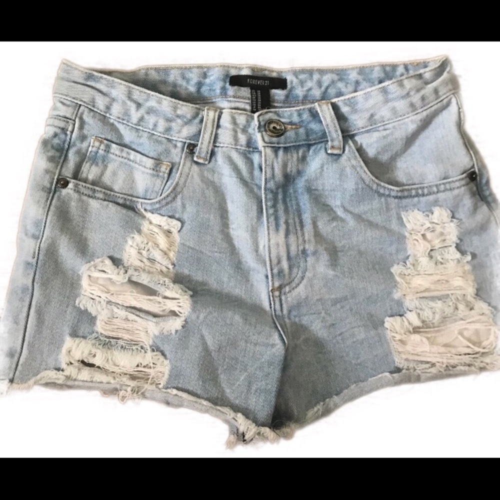 Forever 21 cut off Jean shorts